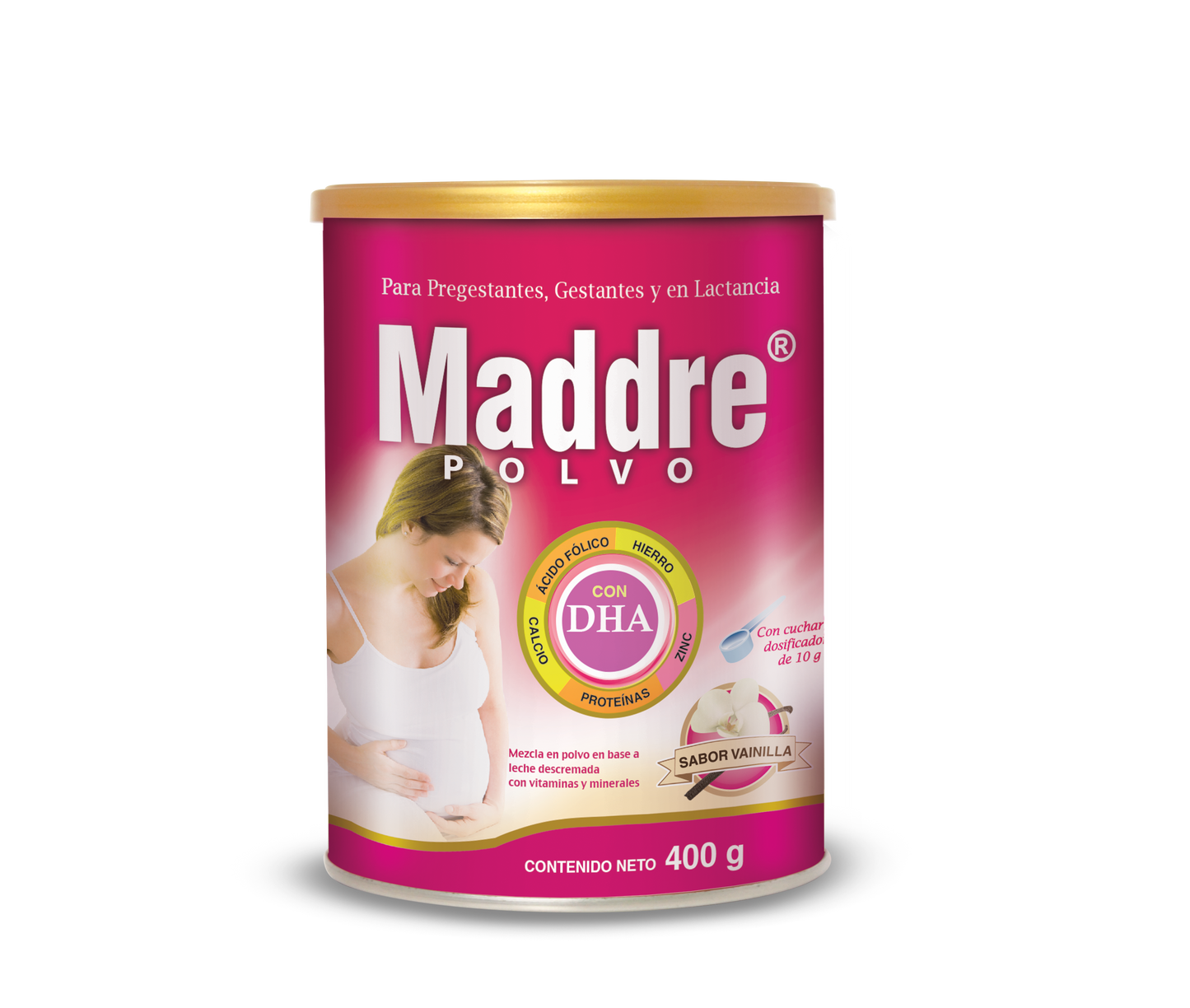 MADDRE DHA VAINILLA x400gr