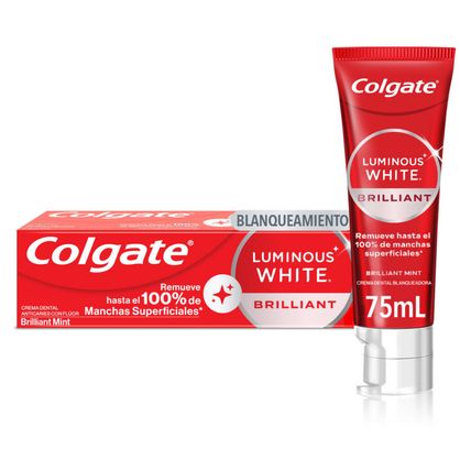COLGATE PASTA DENTAL LUMINOUS WHITE x75ml