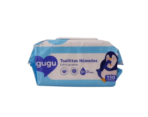 AGUGU TOALLAS HUMEDAS x150unid