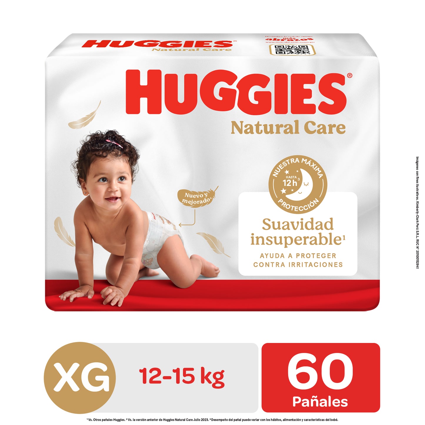 HUGGIES NATURAL CARE XG x60unid