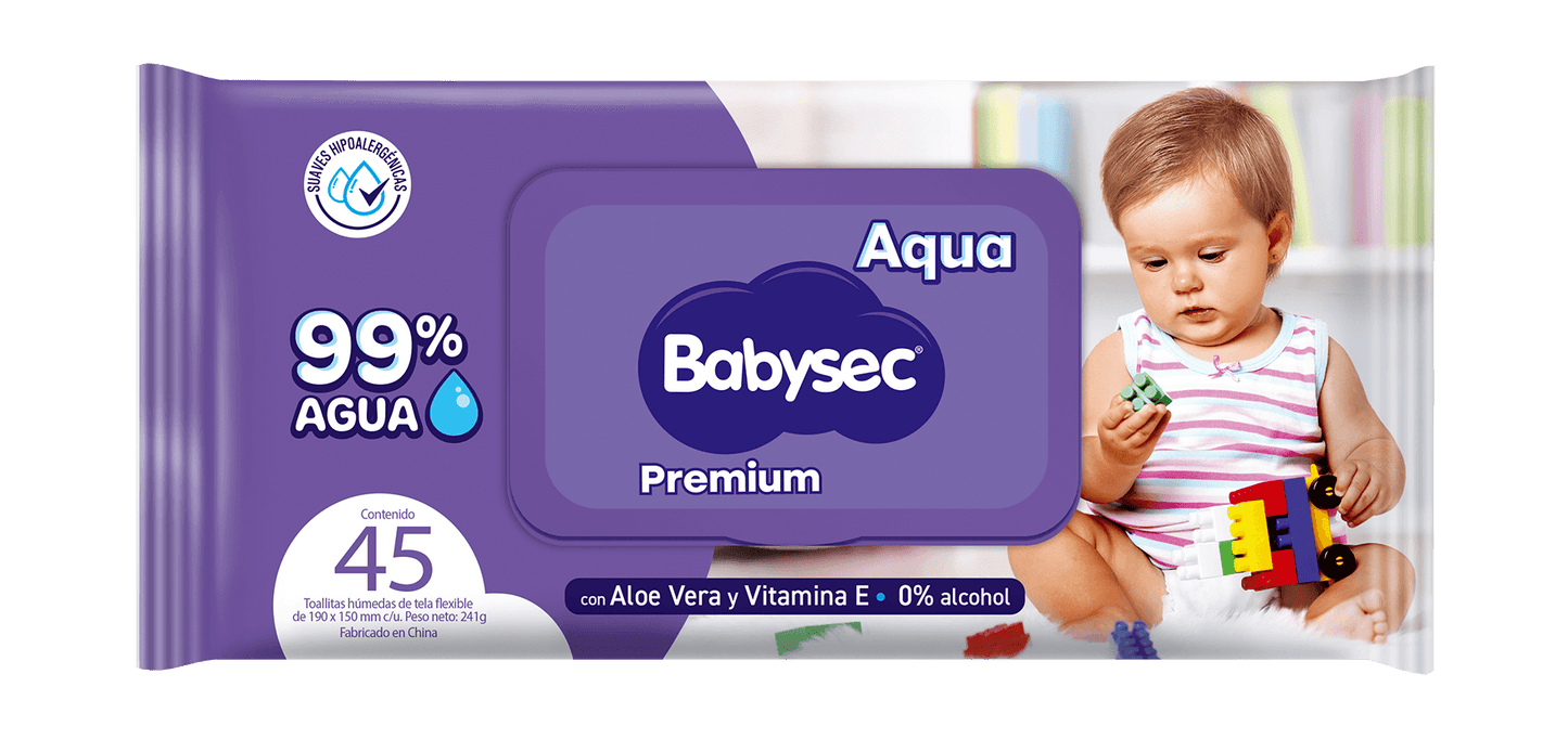 BABYSEC PREMIUM TOALLAS HUMEDAS x45unid