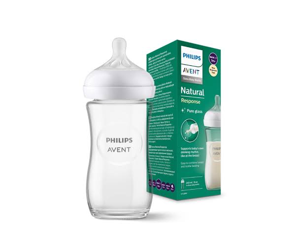 AVENT BIBERON NATURAL RESPONSE VIDRIO 8oz scy93301
