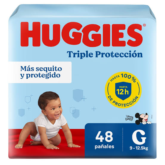 HUGGIES TRIPLE PROTECCION Gx48unid