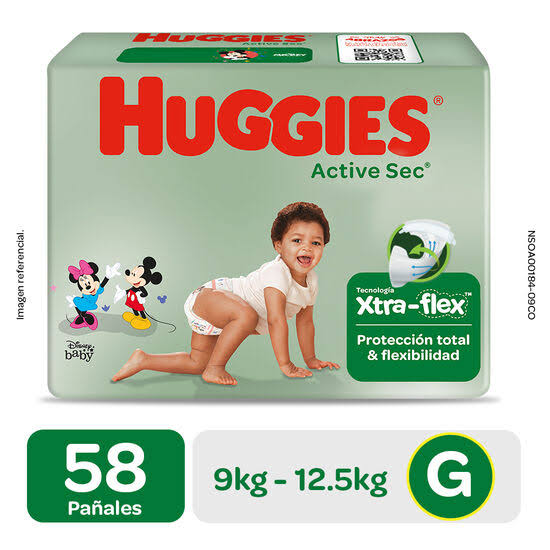 HUGGIES ACTIVE SEC G x58unid