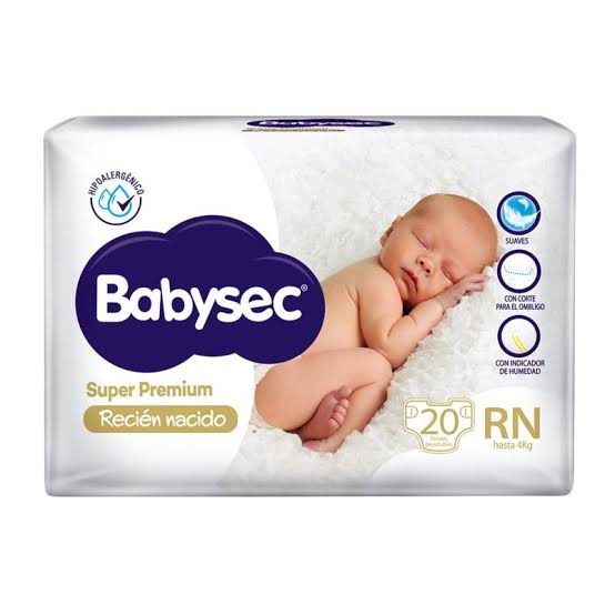 BABYSEC RECIEN NACIDO x20unid