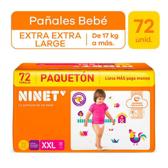NINET PACKETON TALLA XXL x72unid.
