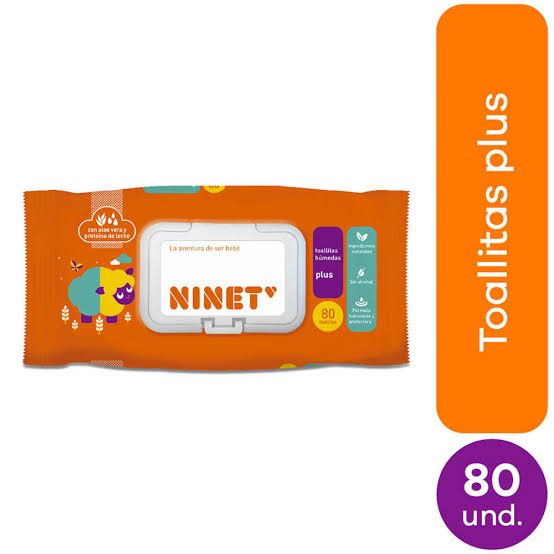 NINET TOALLAS HUMEDAS C/TAPA x80unid