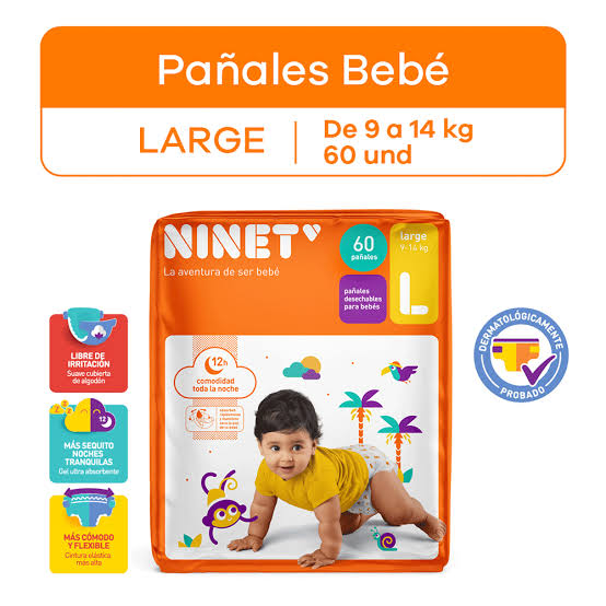 NINET TALLA L x60unid