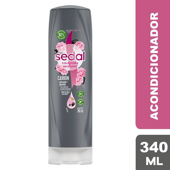 SEDAL ACONDICIONADOR CARBON ACTIVADO x340ml