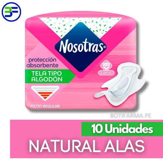 NOSOTRAS TOALLA HIGIENICA NATURAL x10uni