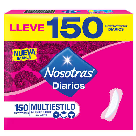 NOSOTRAS PROTECTORES DIARIOS MULTIESTILOS x150unid