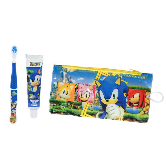 TUINIES SET DE CARTUCHERA CEPILLO + GEL DENTAL