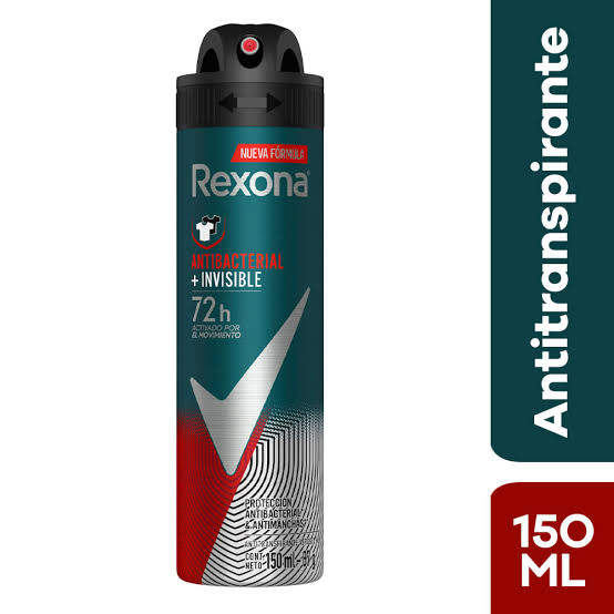 REXONA MEN DESODORANTE INVISIBLE +ANTIBACTERIAL x150ml