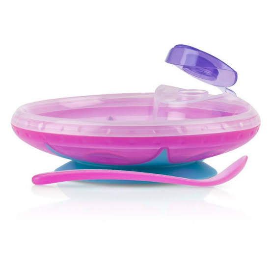 NUBY PLATO CALENTADOR CON CUCHARA NATURAL TOUCH 5342