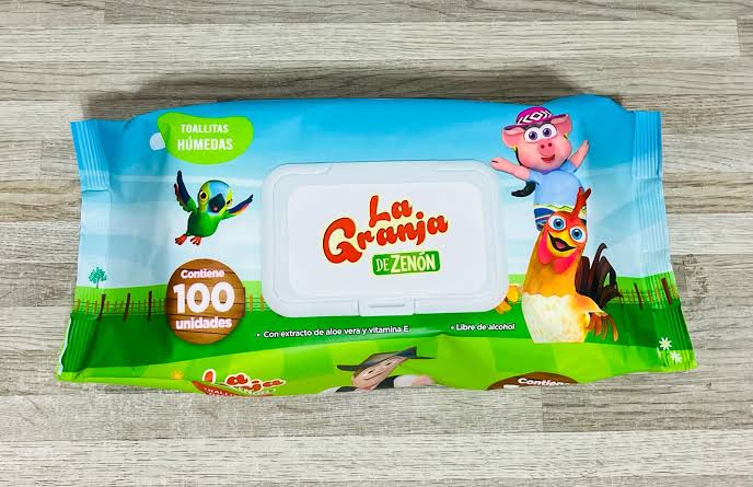 LA GRANJA DE ZENON TOALLAS HUMEDAS x100unid