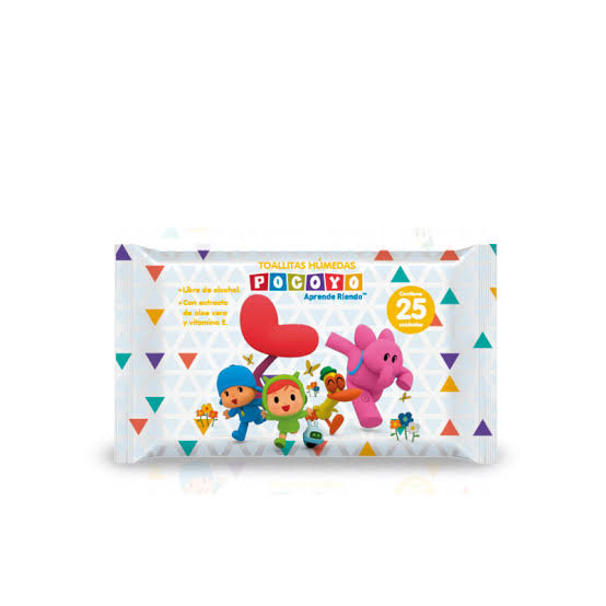 POCOYO TOALLAS HUMEDAS x25unid