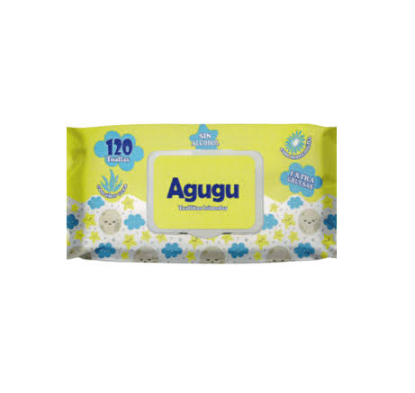 AGUGU TOALLAS HUMEDAS x120unid