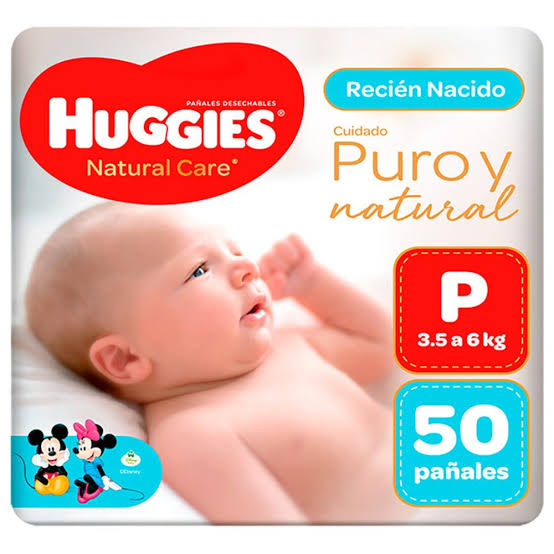 HUGGIES NATURAL CARE P x50unid
