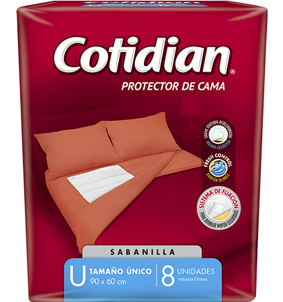 COTIDIAN PROTECTOR DE CAMA x8unid