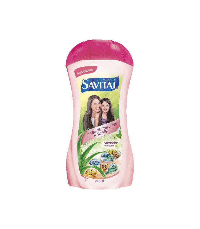 SAVITAL SHAMPOO MULTIVITAMINAS x530ml