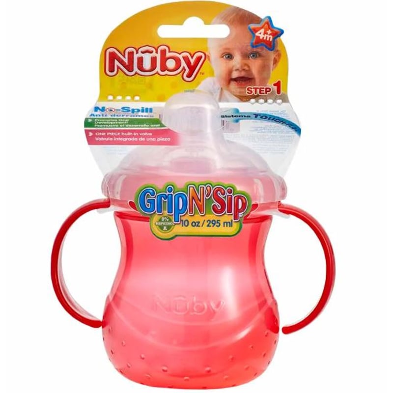 NUBY TAZA ANTIDERRAME CON ASA GRIP 295 9644