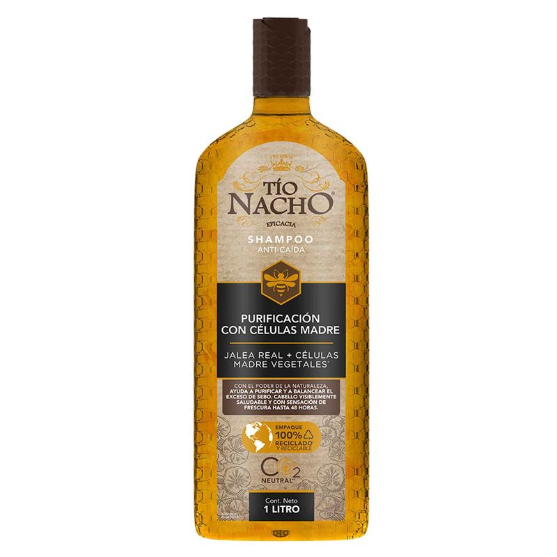 TIO NACHO SHAMPOO PURIFICACION CON CELULAS MADRE x1lt