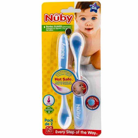 NUBY CUCHARA SILICONA C/ESTUCHE 5491