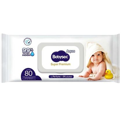 BABYSEC SUPER PREMIUM TOALLAS HUMEDAS x80unid