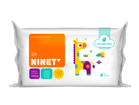 NINET TOALLAS HUMEDAS x100unid