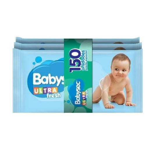 BABYSEC ULTRA FRESH TOALLAS HUMEDAS x150unid