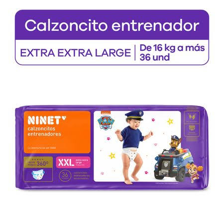 NINET CALZONCITO ENTRENADOR XXL x36unid