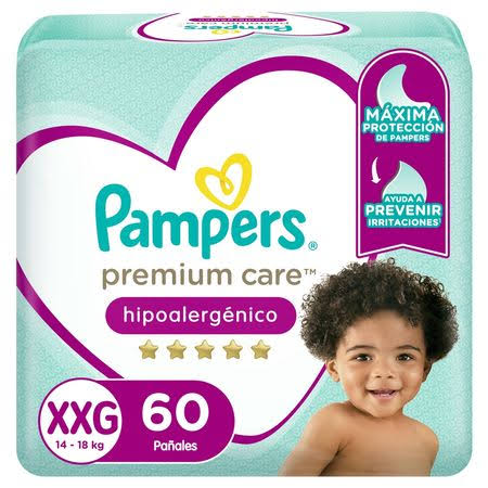 PAMPERS PREMIUM CARE XXG x60unid