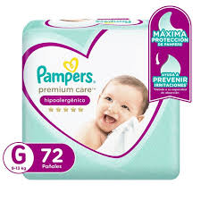 PAMPERS PREMIUM CARE G x72unid
