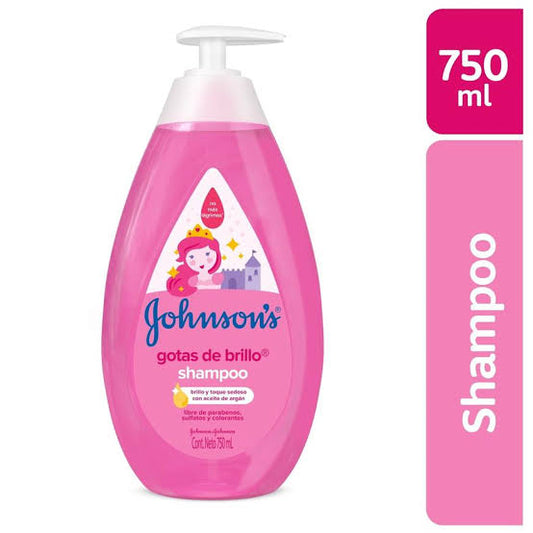 JOHNSONS SHAMPOO GOTAS DE BRILLO x750ml