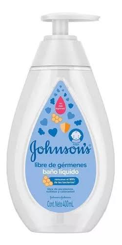 JOHNSONS BAÑO LIQUIDO LIBRE DE GERMENES x400ml