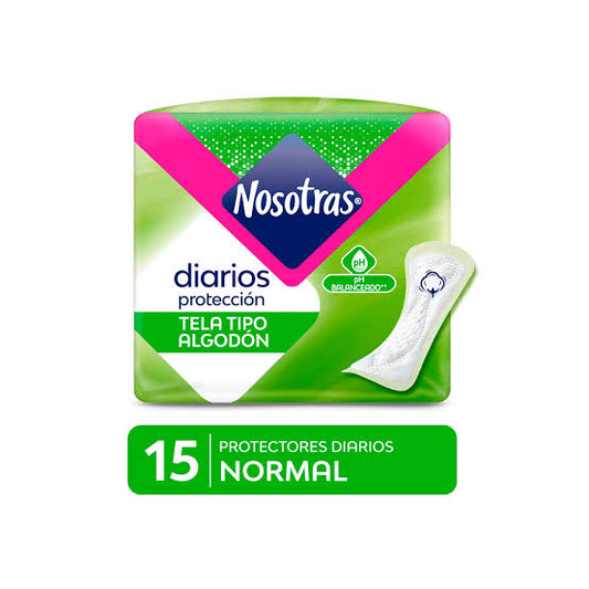 NOSOTRAS PROTECTORES DIARIOS NORMAL x15unid