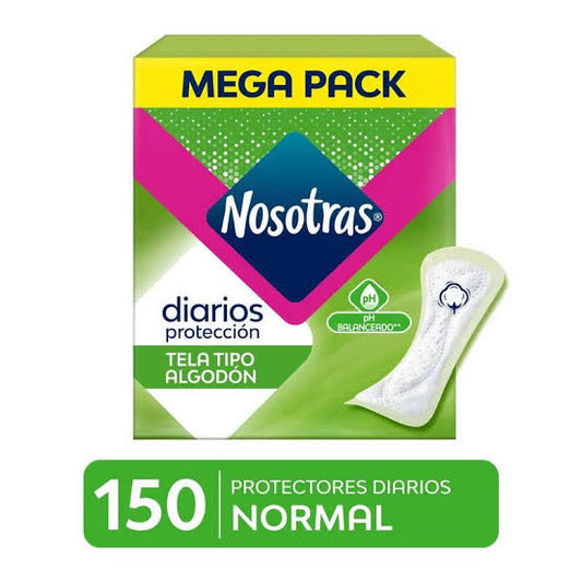 NOSOTRAS PROTCTORES DIARIOS NORMAL x150UNID