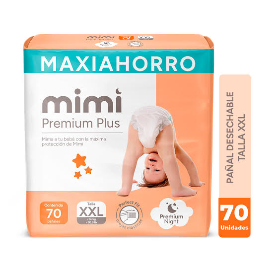 MIMI PREMIUM PLUS PAQUETON XXL x70unid