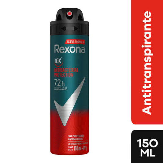 REXONA MEN DESODORANTE ANTIBACTERIAL x150ml
