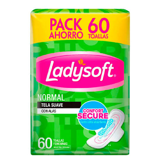 LADYSOFT TOALLA HIGIENICA NORMAL x60unid