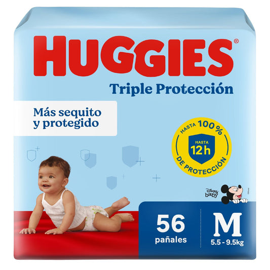 HUGGIES TRIPLE PROTECCION Mx56unid