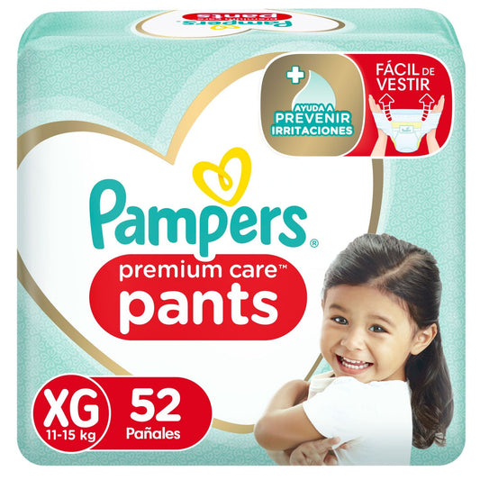PAMPERS PREMIUM CARE PANTS XG x52unid