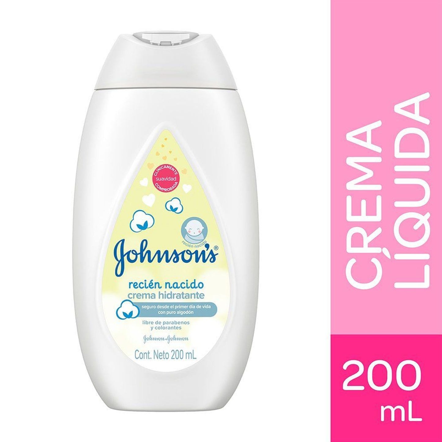 JOHNSONS CREMA HIDRATANTE RECIEN NACIDO x200ml