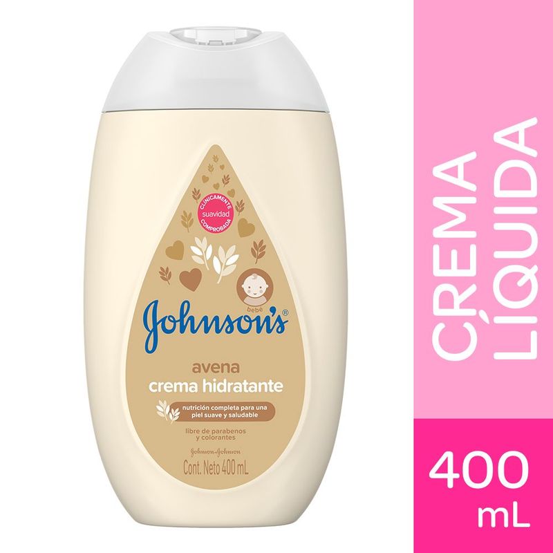 JOHNSONS CREMA HIDRATANTE AVENA x400ml